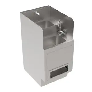 Krowne Metal Royal Series Stainless Underbar Electric Hybrid Dump Sink - KR24-HX18-E