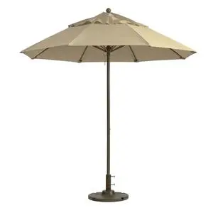 Grosfillex Windmaster 7.5' Khaki Patio Umbrella - 98380331