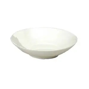 Vision Warm White 6.5 oz. Bone China Fruit Bowl - 3 Doz