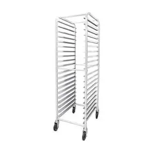 Falcon Food Service End Loading Knock Down Aluminum 20 Pan Bun Rack - ABPR20