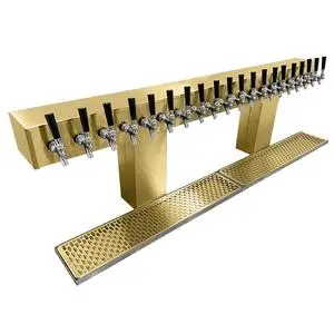 Countertop Bridge Draft Dispensing Tower - (20) Faucets