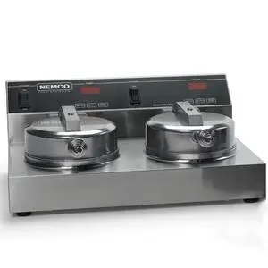 Nemco Waffle Cone Baker Iron W/ Two 7" Diameter Fixed Grids - 7030A-2