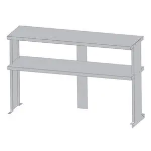 Turbo Air TSOS-4R-T 48" Stainless Steel Double Overshelf