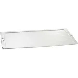 TableCraft XL Rectangular Cast Aluminum 32.5" x 20" Platter - White - CW20190W