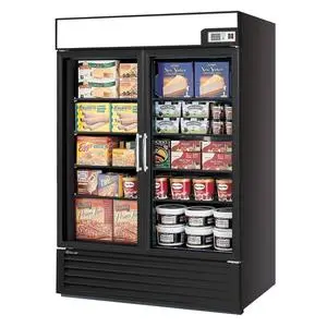 Turbo Air 54" Wide Two Section Glass Door Merchandiser Freezer - TGF-49FAB-N