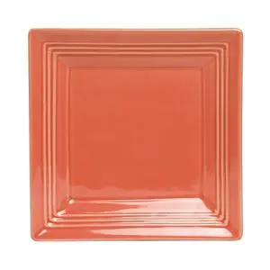 Tuxton China Inc Concentrix© Cinnebar Ceramic 8.5" Square Plate - 1 Dozen - CNH-0845