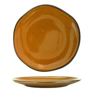International Tableware, Inc Luna 10.5" Diameter Terracota Stoneware Plate - 1 Doz - LU-16-TA