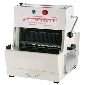 American Eagle Food Machinery Countertop Automatic 1/2" Thick Bread Slicer -7.5 Loaves/Min - AE-BS02-1/2