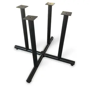 Just Chair Manufaturing Metal Dining Height 48" x 48" X-Style Table Base - TBX4848