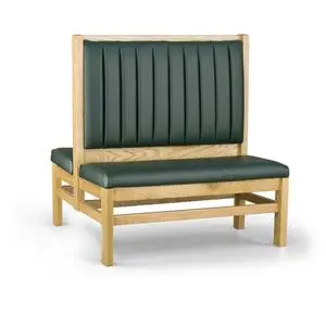 Just Chair Manufaturing JBD-WT-UCH-48-GR1/COM 48"H Double Sided Custom Wood Frame Booth