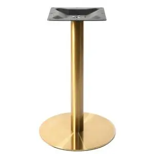 Art Marble 23" dia. Stainless Steel #304 Grade Gold Bar Height Base - G14-23H