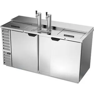 Beverage Air DD68HC-C-S 69" Triple Keg Club Top Draft Beer Cooler w/ Sliding Lid