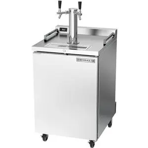 Beverage Air DZ24HC-1-S 24"Dual Zone 7.44 cu. ft. Stainless Steel Wine & Beer Cooler