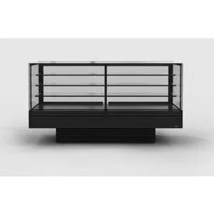 Marc Refrigeration ELISA QB-1880 S/C 74" Refrigerated Curved Glass Bakery / Deli Display Case