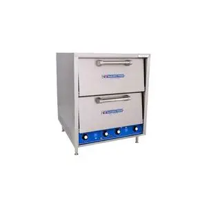 Bakers Pride HearthBake 26" Electric Countertop Double Deck Pizza Oven - P48-BL