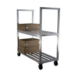 New Age 1151 63" x 27" Mobile Welded Aluminum 2-Tier Boxed Beef Truck