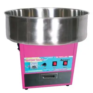 Adcraft COT-21 21" Dia. Belt-Driven Stainless Steel Cotton Candy Machine