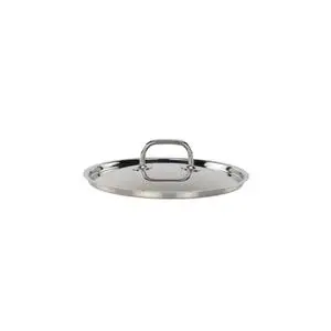 Tuxton China Inc WSZW-093 TUXSTEEL 9-3/8" Stainless Steel Lid w/ Solid Handle - 10 EA