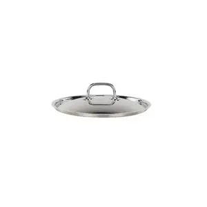Tuxton China Inc WSZW-102 TUXSTEEL 10-1/4" Stainless Steel Lid w/ Solid Handle - 10 EA