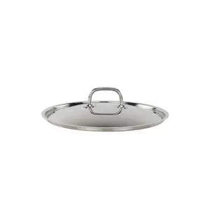 Tuxton China Inc WSZW-110 TUXSTEEL 11" Stainless Steel Lid w/ Solid Handle - 10 EA