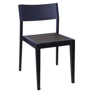 H&D Commercial Seating 7049 Stackable Aluminum Indoor/Outdoor Chair
