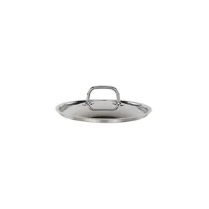 Tuxton China Inc WSZW-086 TUXSTEEL 8.75" Stainless Steel Lid with Solid Handle - 10 EA