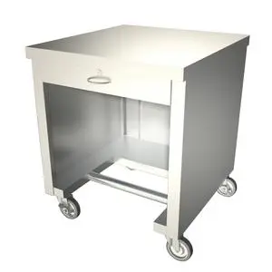 Duke Manufacturing TCS-30SS Thurmaduke 30"W Mobile Stainless Steel Cashier Stand