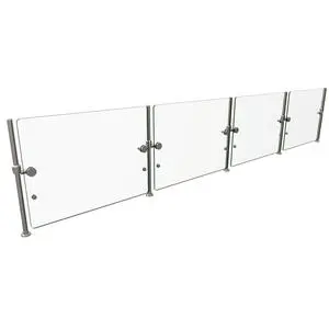 Hatco ORBIT100-132 Flav-R-Shield® 132"W Full Service Pass-Over Sneeze Guard