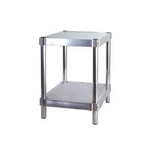 Prairie View Industries NSF 24in x 18in x 24in Aluminum Food Service Equipment Stand - A182424-2