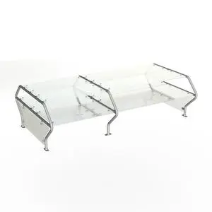 Duke Manufacturing TS482DSDD-74 73-1/2" Dual Shelf Self-Service Double Sided Food Shield