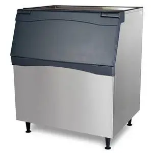 42" Stainless Top Hinged 778lb Ice Storage Bin