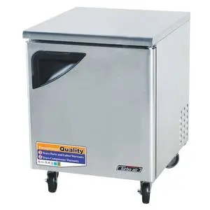 Turbo Air 28" Stainless Steel Undercounter Freezer - 6.8 cu ft - TUF-28SD-N