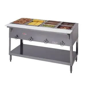 Duke Manufacturing Electric Aerohot 4 Compartment Steam Table Exposed Elements - E304