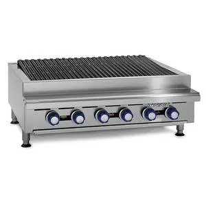 Imperial 36" Commercial Gas Radiant Char Broiler Grill Counter Top - IRB-36