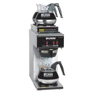 Bunn Coffee Maker Pourover Low Profile w 3 Warmers NSF - 13300.0004