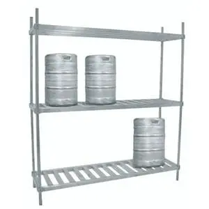 42" x 20" x 76" Aluminum Keg Rack w/ 4 Keg Capacity