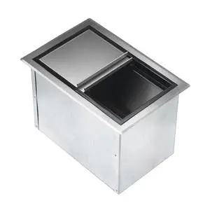 Krowne Metal 20" x 15" Drop-In Ice Bin Insulated with Sliding Cover - D278