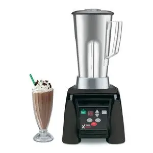 Waring Blender 3HP Hi-Power W/ Timer & 64oz Stainless Jar - MX1100XTS