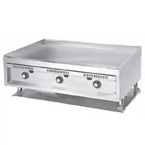 Anets 36 x 24 Manual Counter Top Gas Griddle - SLMG24X36