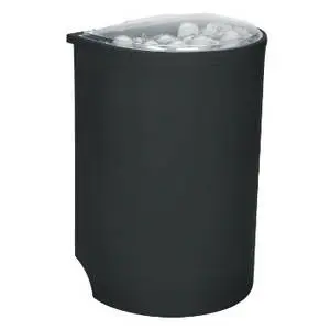 Iowa Rotocast Plastics Iceberg Merchandiser 2 Wheel Can Bottle Pull Cart