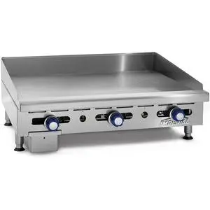 48 thermostatic gas griddle flat grill