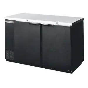 Beverage Air 21.86 CuFt 2-Section Refrigerated Backbar Storage Cabinet - BB58HC-1-B