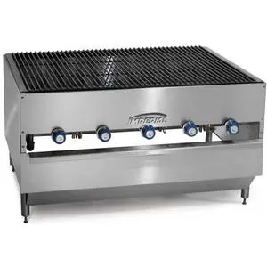 Imperial 60x36 Stainless Commercial Gas Chicken Broiler w/ 6 Burners - ICB-6036