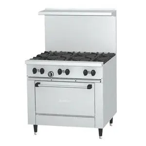 Garland Sunfire 36" Gas Restaurant Range w/ 6 Burners & 1 Std Oven - X36-6R