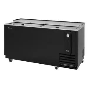 Turbo Air 65" Back Bar Bottle Cooler with Black Vinyl Exterior - TBC-65SB-N6