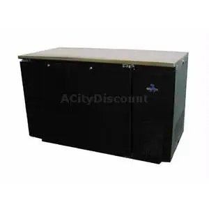 Ascend 58" Wide Two Door Backbar Beer Keg Cooler - JBB-58