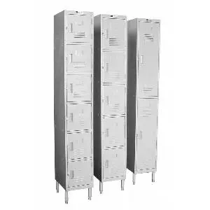 GSW USA Quick Assembly Steel 2 Door Storage Lockers - EL-2DR