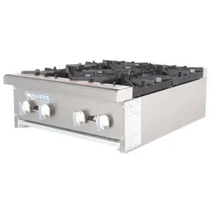 Radiance 24" Counter Top 4 Burner Gas Commercial Hotplate 128,000 btu - TAHP-24-4