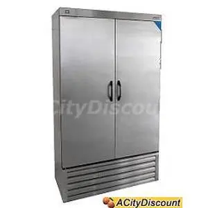 Tor-Rey Refrigeration 32 Cu.Ft Two Door Reach In All Stainless Commercial Freezer - CS-32