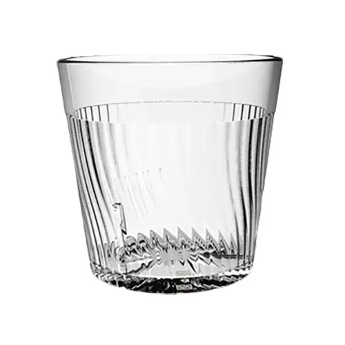 Thunder Group PLPCTB308CL 8 oz Belize Swirl Staruburst Pattern Tumbler - Clear - 1 Doz